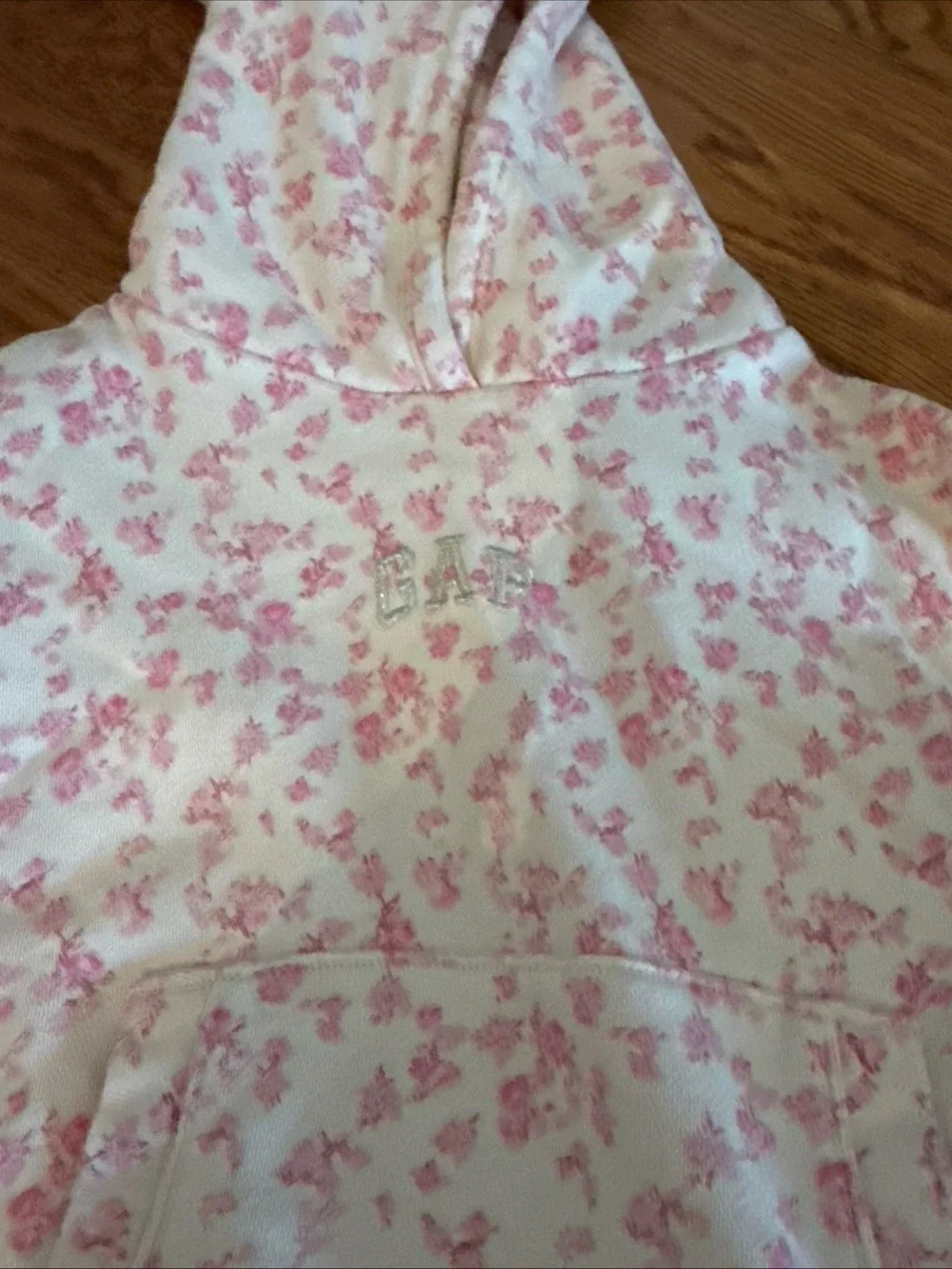 Toddler girls Gap x LoveShackFancy Pink and white Floral Set (XS)
